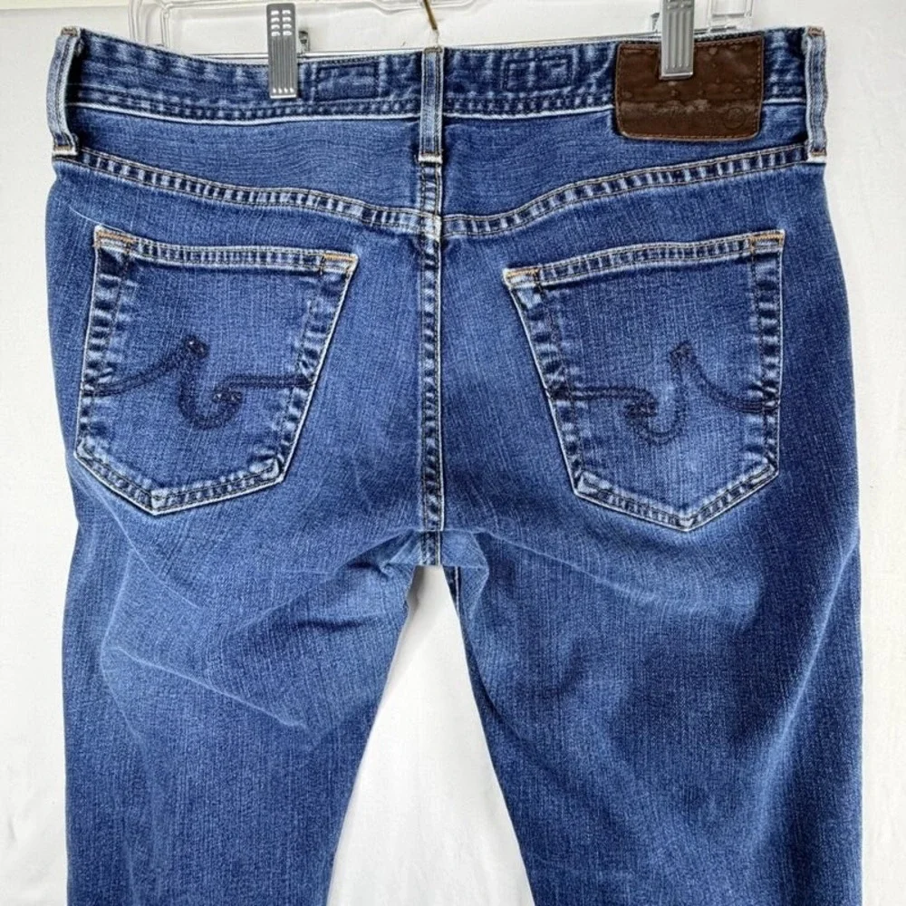 AG Adriano Goldschmied B-Type II Straight Leg Jeans Blue Mens 33x31